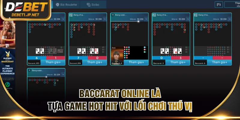 Baccarat online là tựa game hot hit với lối chơi thú vị