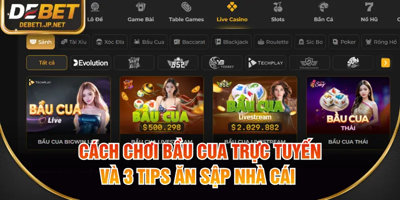 bầu cua trực tuyến