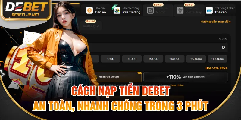 nạp tiền DEBET