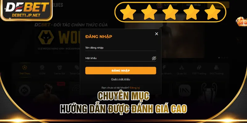 Chuyên mục hướng dẫn được đánh giá cao