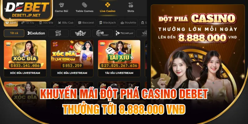 Khuyến mãi đột phá casino
