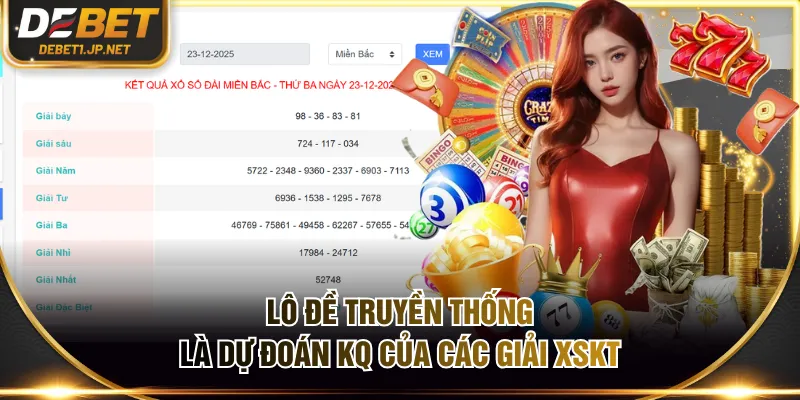 Lô đề truyền thống là dự đoán KQ của các giải XSKT