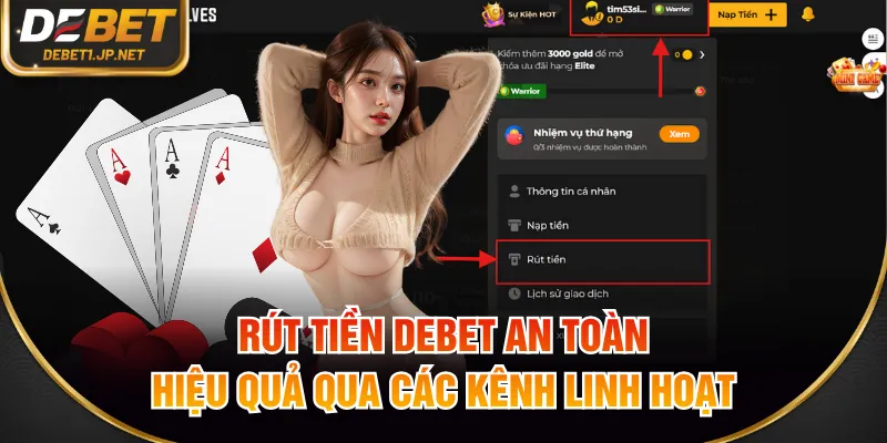 rút tiền DEBET